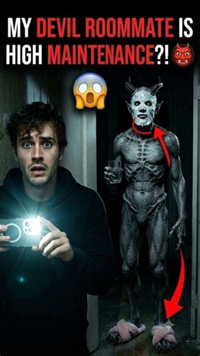 When the Monster is Doing Skincare in the Hallway! 😱 Horror Comedy Short! 🧴