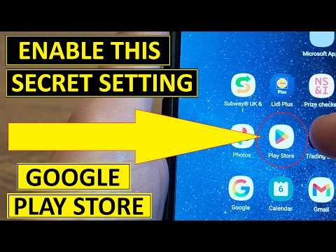 Enable the SECRET Google Play Store Settings MENU Get Early Access from Developers on apps and games
