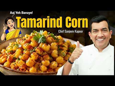Crispy Chilli Tamarind Corn 😍 | Khatta Teekha Corn Recipe By Chef @sanjeevkapoorkhazana