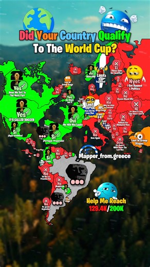 🥺🏆🌎 #map #mapper #maps #football #worldcup #europe #mapperfromgreece #geo #geography #countryballs