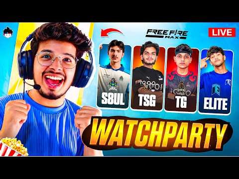 🔥 TSG vs TG vs ELITE | TSG JASH Watch Party LIVE 🇮🇳 IS BACK | FREE FIRE LIVE