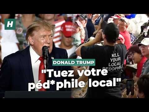 Le meeting de Donald Trump perturbé par un homme invitant à "tuer les pédophiles"