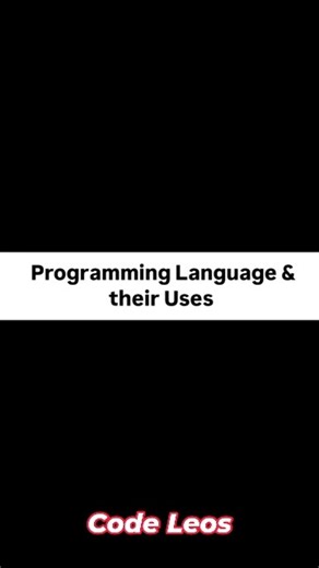 Top Programming Languages & Their Uses 🌏 | C++,Python,Java,JavaScript #shorts #coding #tech #skills