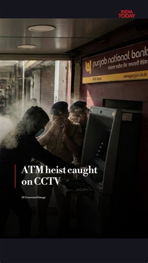A major daylight robbery was reported from Chhattisgarh’s Janjgir-Champa district. While depositing cash at a Punjab National Bank ATM, the bank staff were sprayed with a chemical by the assailants, who then stole ₹50,000 and fled the scene. The entire incident was captured on the ATM’s CCTV cameras. Police have registered a case and launched an investigation. Watch the video for more details #Chhattisgarh #ATM #Robbery #ITReels | India Today