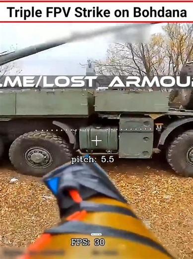 Triple FPV Strike on Bohdana #shorts