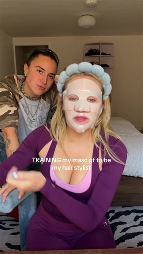 How I Trained My Masc GF to Be My Hairstylist — Easy Roller Method