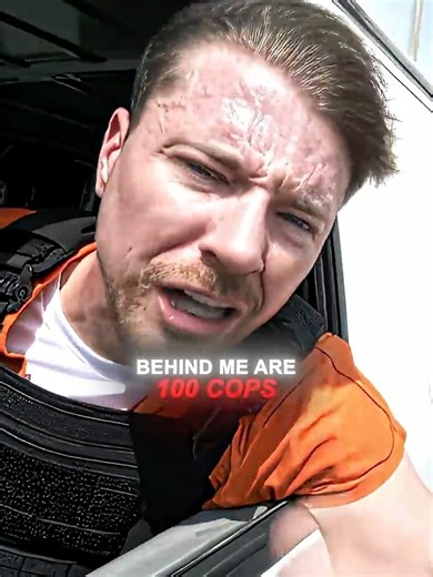 MrBeast Escaped 100 Cops ! 💀🔥