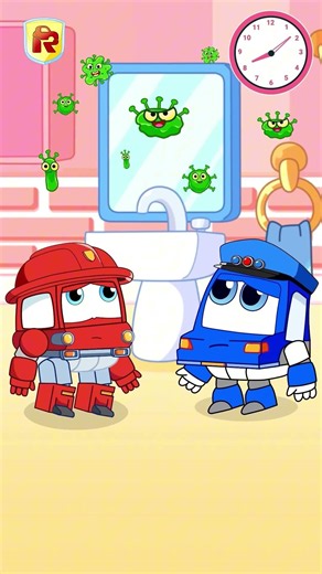 Brush Brush Your Teeth | Doctor Checkup for Kids | Boo Boo Song | RoboSquad Kids Song #shorts