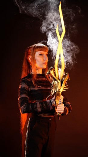 #ad | To celebrate the new expansion of Guild Wars 2: Visions of Eternity and the release of Guild Wars Reforged we brought the legendary blade Sohothin into the real world. We were quite free with the design, as there are several different references of the weapon, so we decided to go with one of the official artwork versions. The 3D modeling process and the planning of all the features, like smoke and LEDs, were a real challenge. If you want to get your own legendary weapon, make sure to check