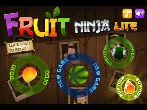 Fruit Ninja Lite - (iOS Game) - Version 1.1 - (Full Gameplay)