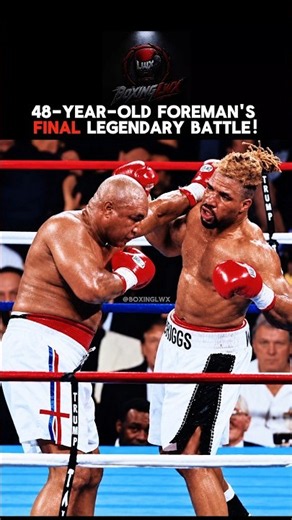 George Foreman vs Shannon Briggs: The Final Decision🥊 #boxing #shorts #new