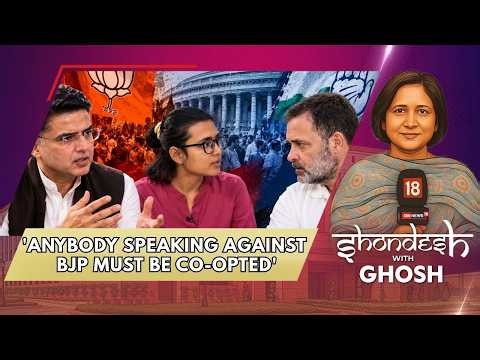 Sachin Pilot on Raja Warring, Punjab CM Face & Neha Bora | Shondesh with Ghosh | Podcast-N18P