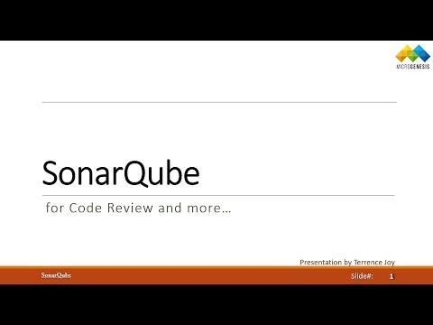 The SonarQube - a Simple presentation