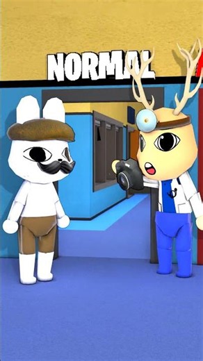 NORMAL vs ANOMALY Help Dr HARLOW Choose RON, STALKER vs BARNEY In ANIMAL HOSPITAL - Roblox Animation