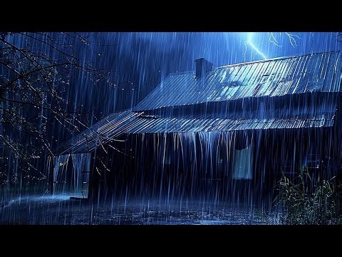 End a Sleepless Night in 5 Minutes with the Rain Rumbling and Thunder Booming on a Rickety Tin Roof