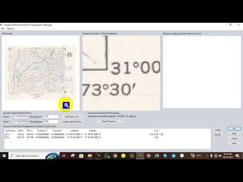 How to Georeference a Map/ Scan Image In Global Mapper Software