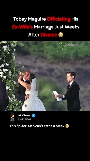 Tobey Maguire Officiating His Ex-Wife’s Marriage Just Weeks After Divorce 😭 | Spider-Man