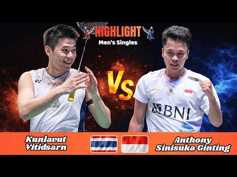 Men's Singles | Kunlavut Vitidsarn (THA) vs Anthony Sinisuka Ginting (INA) |💥| Badminton 2026