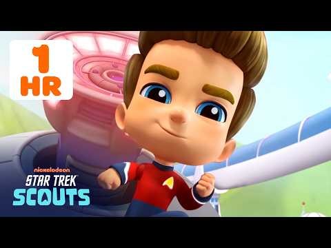 1 HOUR Sci-Fi Space Adventures with JR! | Star Trek: Scouts | Nick Jr.