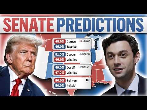 The 2026 Senate Election Map Based on the LATEST POLLS in March!