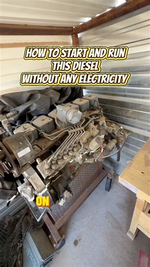 The Cummins 12 valve is about as simple as a diesel engine gets. It doesn’t need electronics to run. Most of them do have a fuel shutoff solenoid, but it’s just a simple electromagnetic plunger. No computers. No sensors deciding if you’re allowed to drive. You can remove the solenoid entirely and shut the engine down with a manual cable that physically cuts fuel. Same engine, still runs. Still reliable. They usually come with an electric starter, but even that isn’t required. You can swap to a p