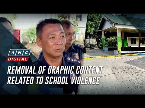 PNP orders monitoring, removal of graphic content linked to incidents of school violence | ANC