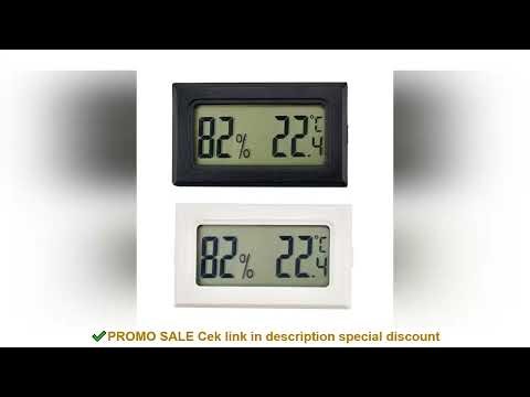 Mini Digital LCD Indoor Convenient Temperature Sensor Humidity Meter Gauge Thermometer Hygrometer Ga