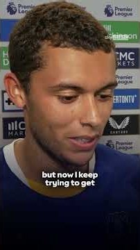 Brennan Johnson on his Everton ambitions after making his debut for the Toffees vs Lille