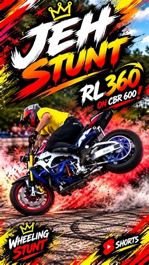 JEH STUNT – RL 360 ON CBR 600! 🔥🏆