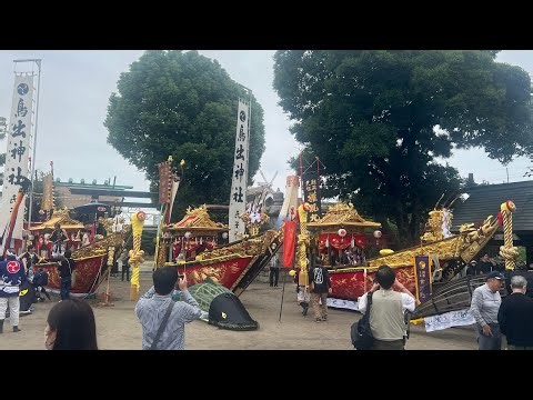 令和八年9月27日富田鯨船本練り(南島組、中島組、古川町)
