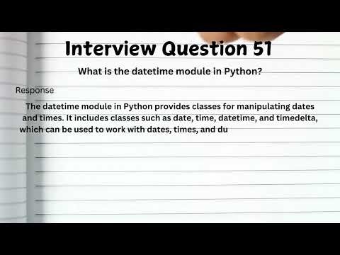TOP 50+ Python Interview Questions & Answers | Freshers & Experienced Candidates | Crack Interviews