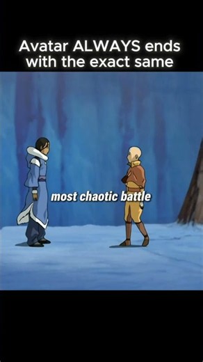 Avatar always ends with Aang and Katara 🤯❤️ #avataraang #aang #thelastairbender