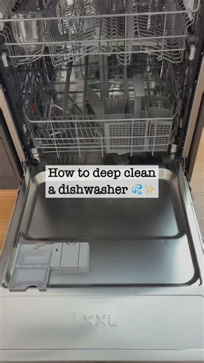 How to Deep Clean Your Dishwasher | Deep clean dishwasher cleaner, How to deep clean dishwasher, Cleaning dishwasher deep