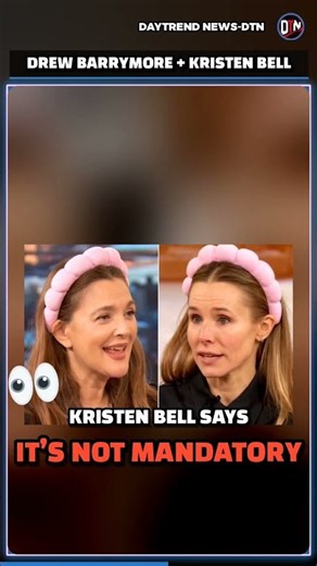 Drew Barrymore and Kristen Bell Go Makeup-Free On Air | DayTrend News-DTN