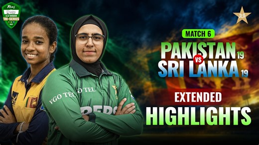 Full Highlights | Pakistan vs Sri Lanka | Match 6 | Women U19 Tri-Nation Series 2026 | MZP1J