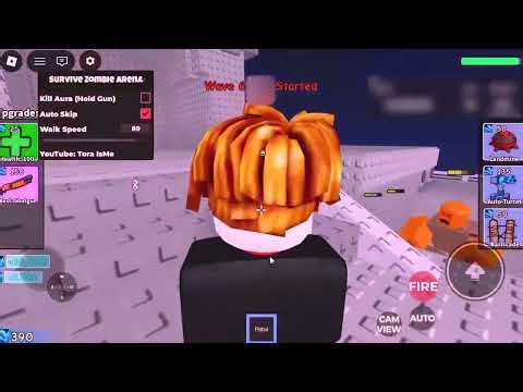 [FREE] Survive Zombie Arena Script No Key | Auto Farm, Kill Aura, Auto Skip, Speed