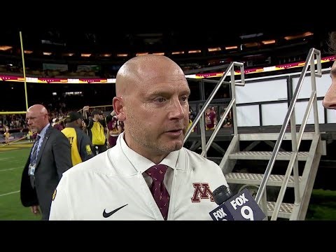 P.J. Fleck reacts after Gophers beat New Mexico in Rate Bowl, 20-17