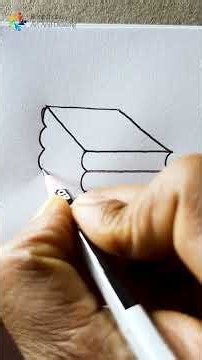 Book Drawing From Four Spots | Easy Drawing Technique #rongdhonuartanddrawing #drawing #art