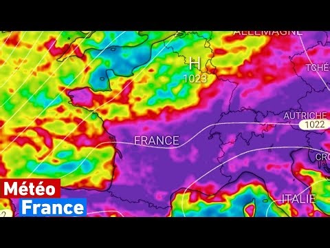 Météo France | ECMWF Model Précipitation Avril 27 2026 - Pluies, Neiges et L'orages en France