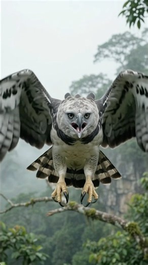 🦅 The Harpy Eagle: Nature’s Most Fearsome Predator! 😈🔥