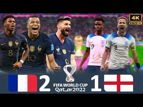 Last Minute Drama 😳 • France vs England 🔥 ❯ FIFA World Cup 2022 [2-1] 4K Highlights