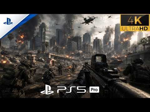 (PS5 Pro) LOS ANGELES UNDER ATTACK… | Ultra Realistic Gameplay [4K 60FPS HDR] Call Of Duty