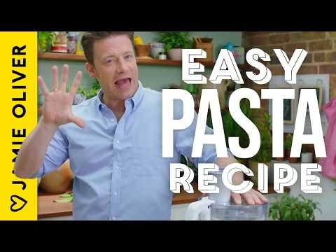Easy Entry Level Pasta With Spinach, Courgettes, Tomatoes & Pine Nuts | Jamie Oliver