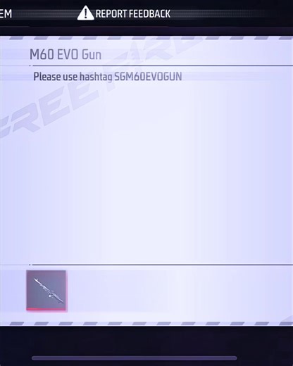 Explore the New Skin M60 in Free Fire