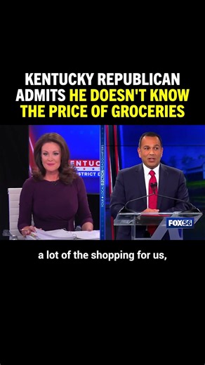 A Republican running for congress in Kentucky admits he has no idea what grocery prices are