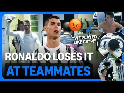 When Ronaldo LOST IT at his teammates… 😡😤 | Juventus All or Nothing 🎬
