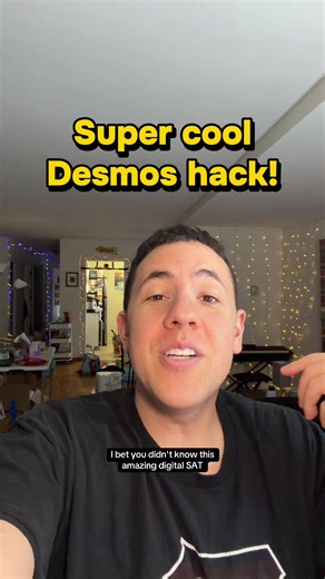 Amazing Desmos hack on the digital SAT exam for geometry and shapes! #digitalsat #satexam #satprep #sattutor #desmoshack