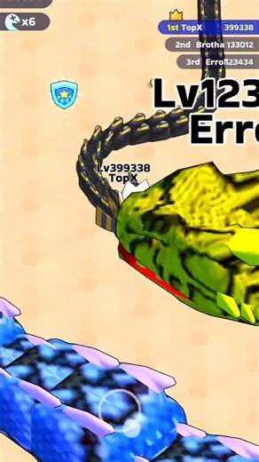 Snake Clash VIP Best Gameplay 2683 #snakeclash #games #viralshorts