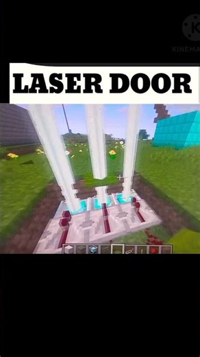 Minecraft: Making a Laser Door 🚪⚡ (Secret Redstone Build!)