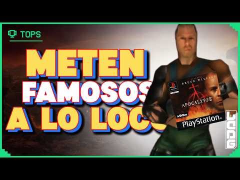 10 VIDEOJUEGOS con APARICIONES DE FAMOSOS que fueron UN DISPARATE